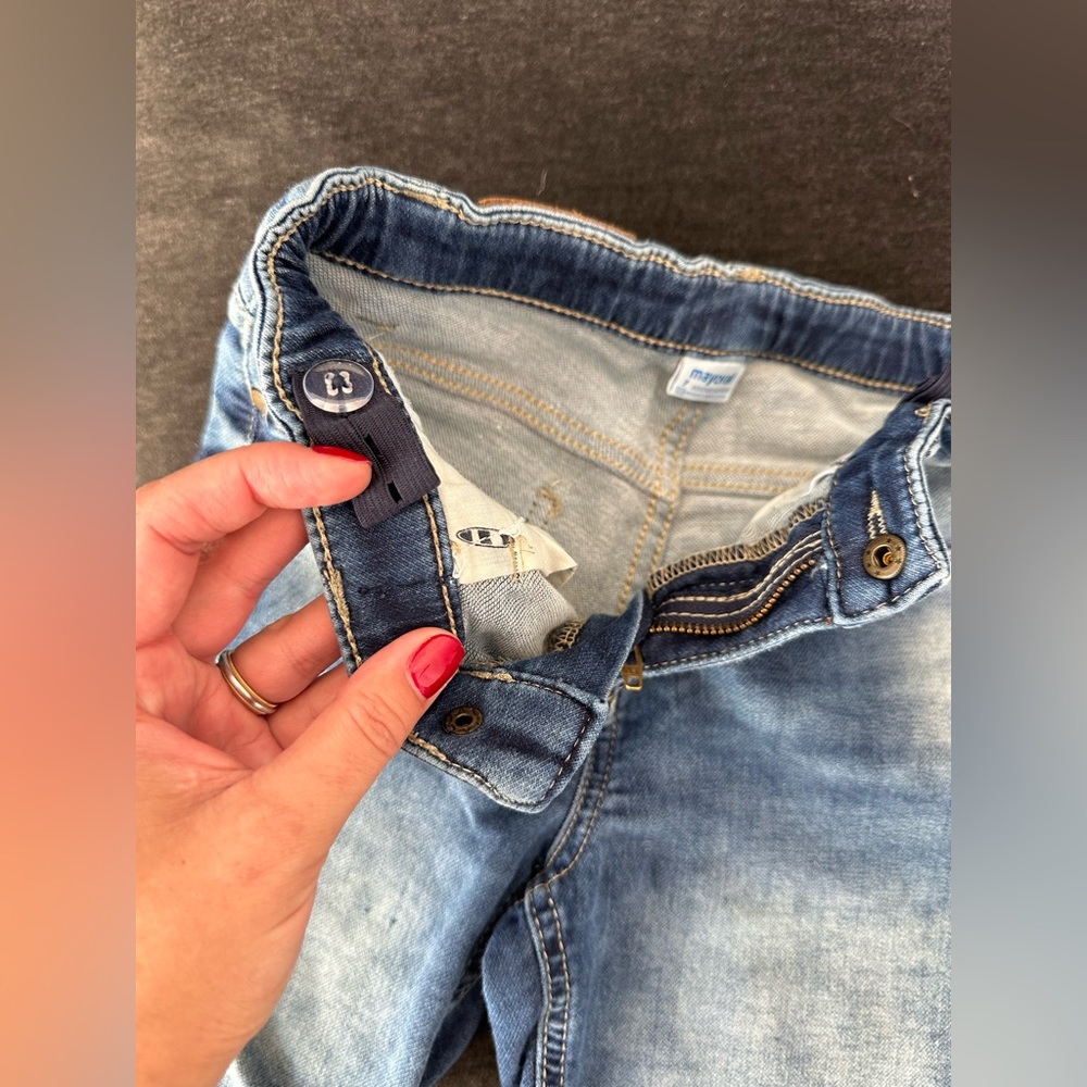 Mayoral Boys Jeans Denim Shorts Size 7 or 122cm Designed in Spain - Picture 9 of 10